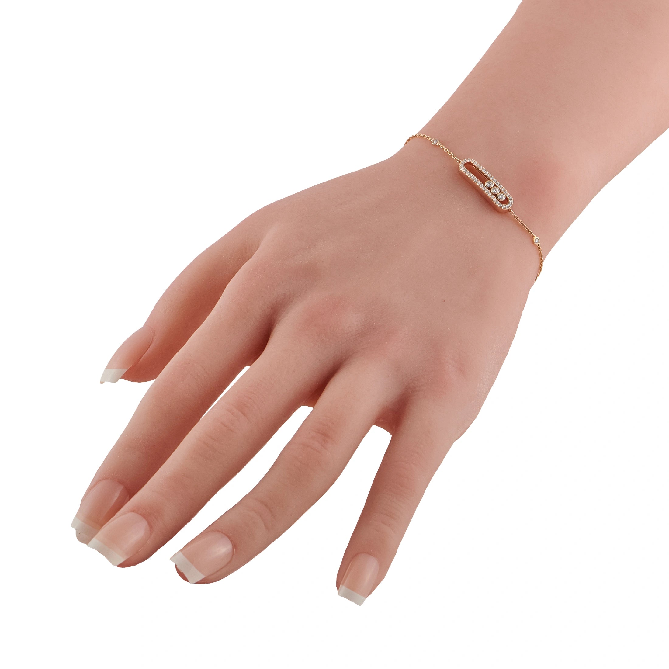 Messika Move 18K Rose Gold 0.30ct Diamond Bracelet