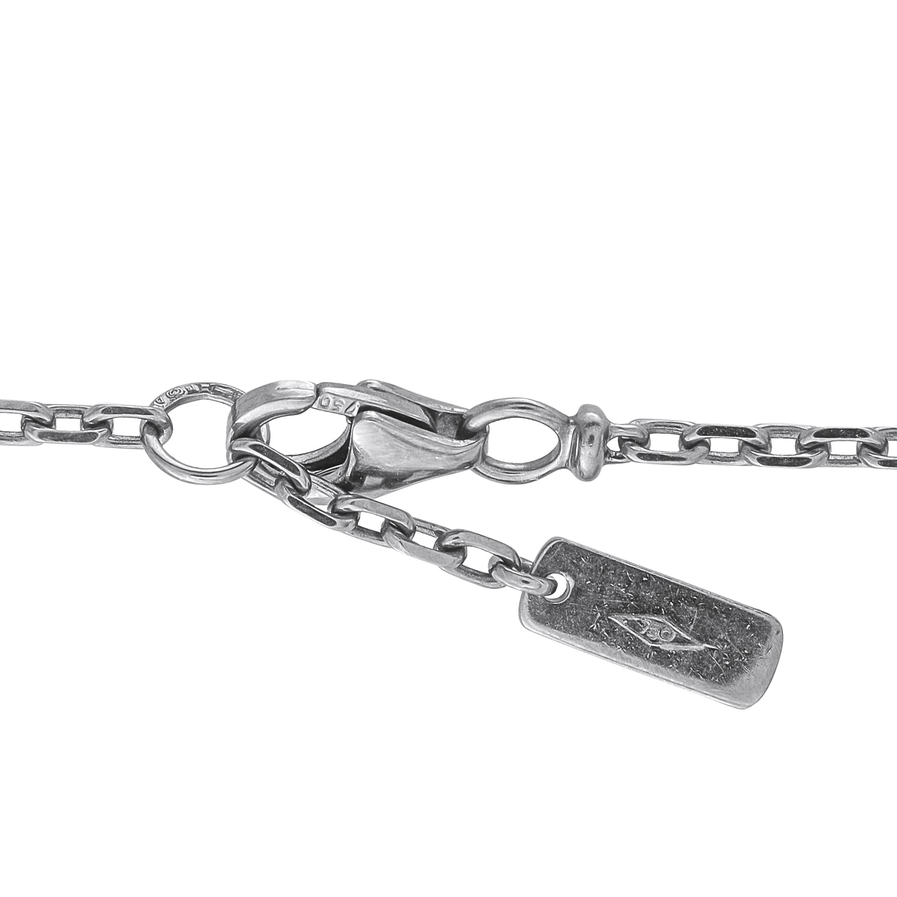 Messika 18K White Gold Black Diamond Snake Pendant