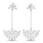 Messika 18K White Gold 11.5ct Diamond Dangle Earrings