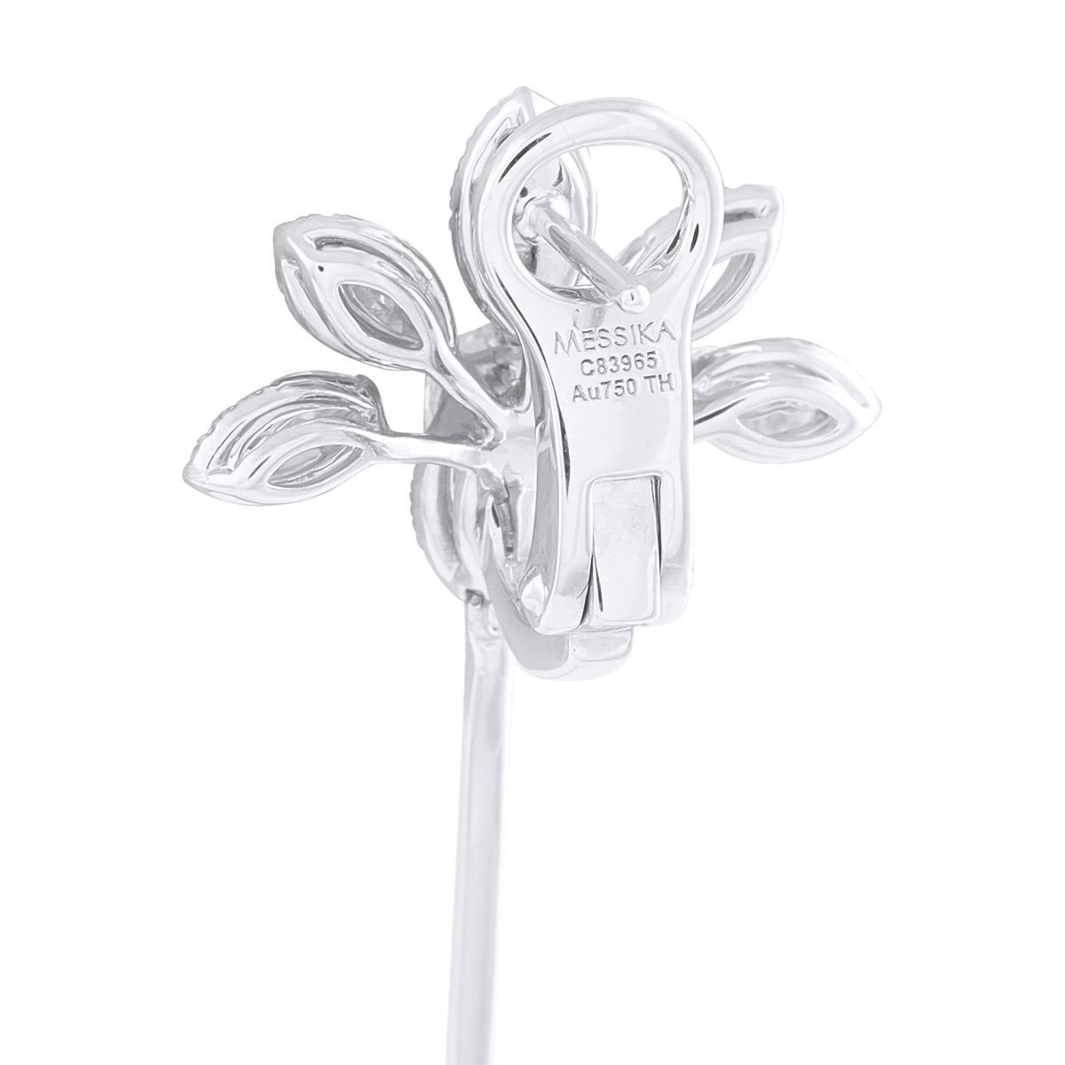 Messika 18K White Gold 11.5ct Diamond Dangle Earrings