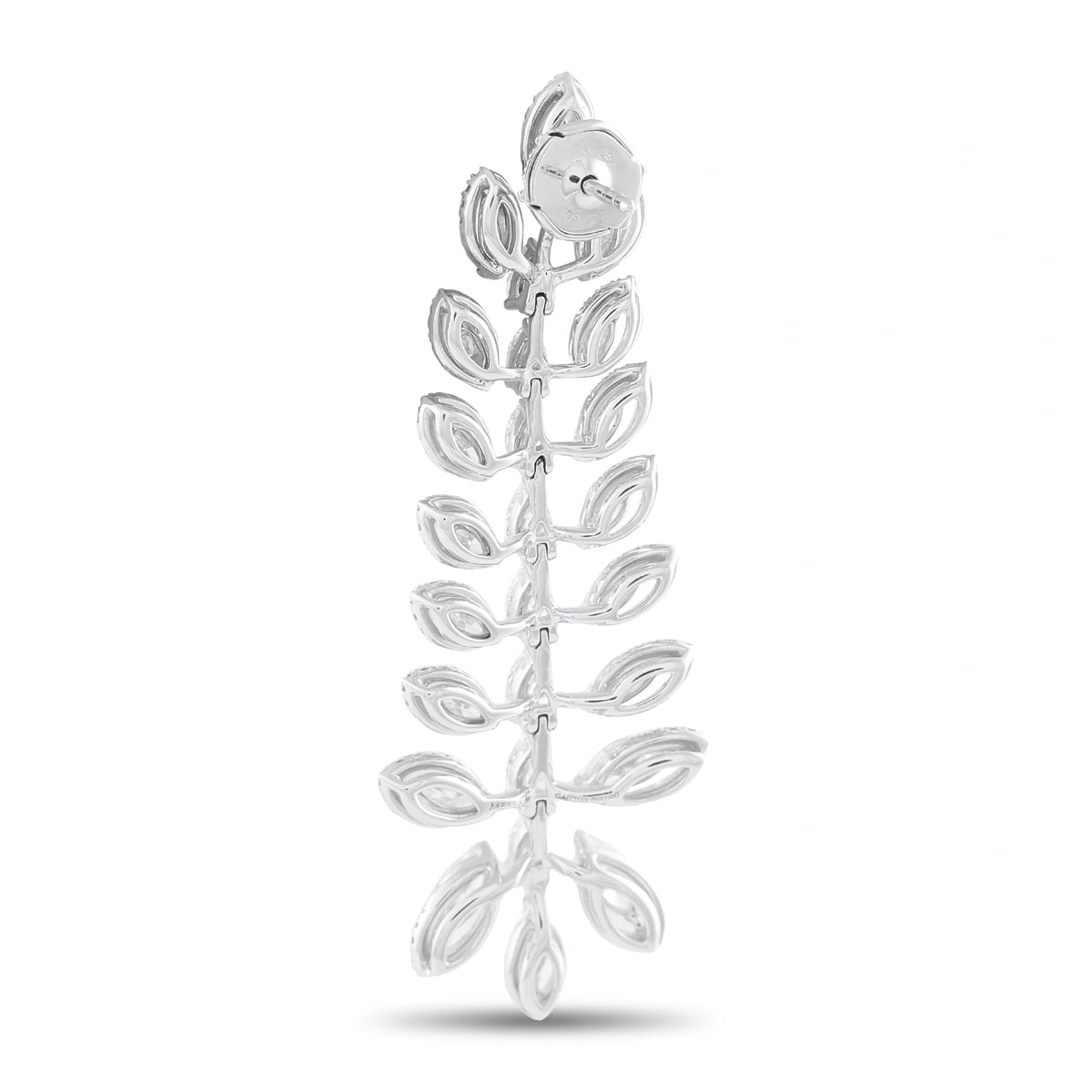 Messika 18K White Gold 7.88ct Diamond Dangle Earrings