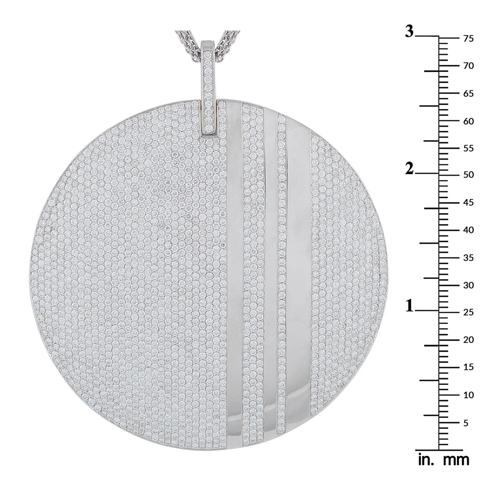 Messika 18K White Gold 14.86ct Diamond Pendant