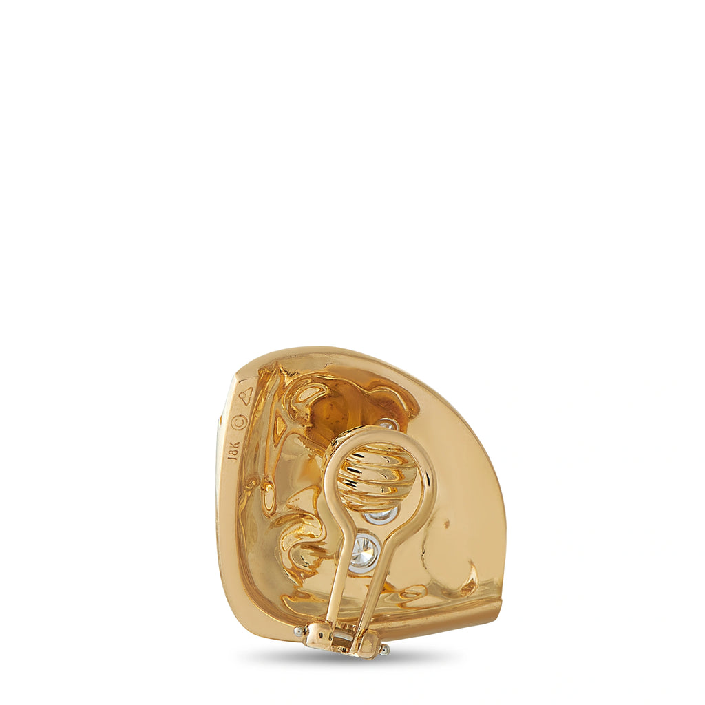 Michael Bondanza 18K Yellow Gold 0.35ct Diamond Clip