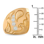 Michael Bondanza 18K Yellow Gold 0.35ct Diamond Clip