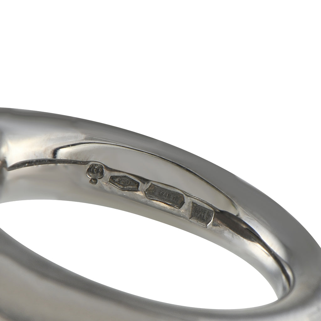 Mikimoto Margarita 18K White Gold Black South Sea Pearl Ring