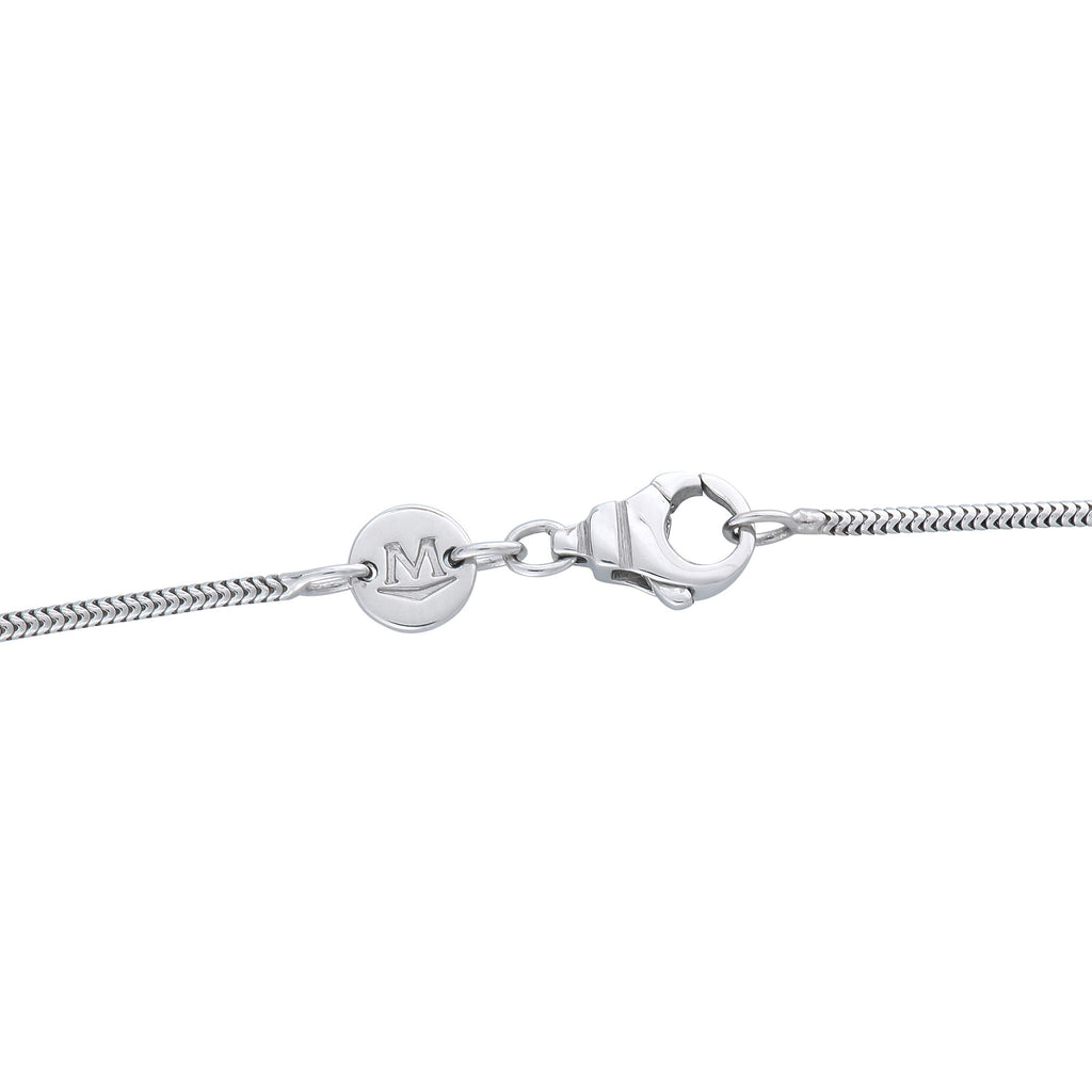 Movado 18K White Gold 0.50ct Diamond Pendant Necklace