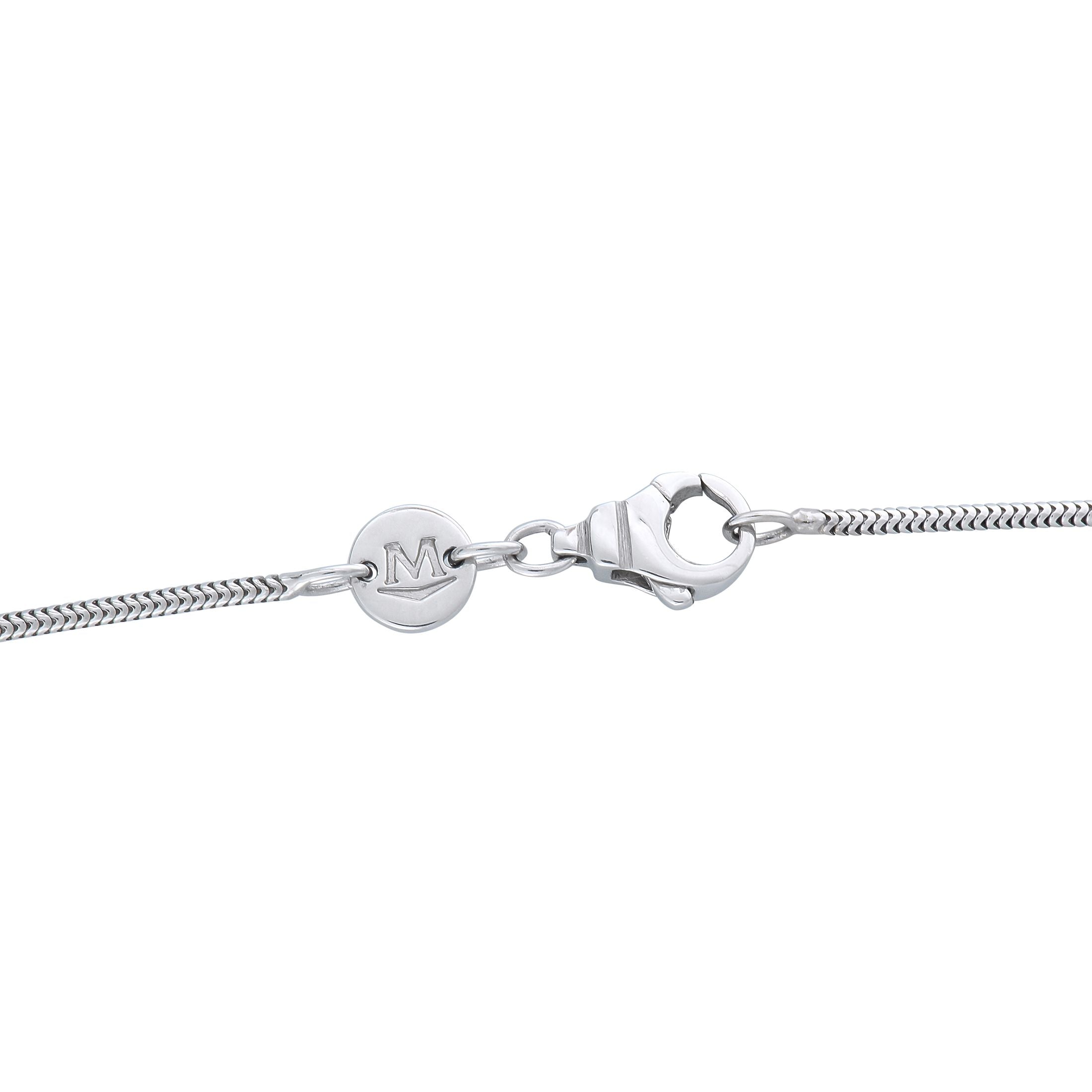 Movado 18K White Gold 0.50ct Diamond Pendant Necklace