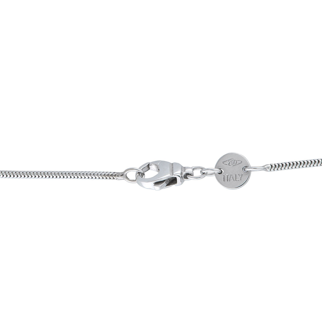 Movado 18K White Gold 0.50ct Diamond Pendant Necklace