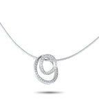 Movado18K White Gold 0.75ct Diamond Pendant Necklace MO03-080825 – Anyone with a minimalist aesthetic will appreciate the sim