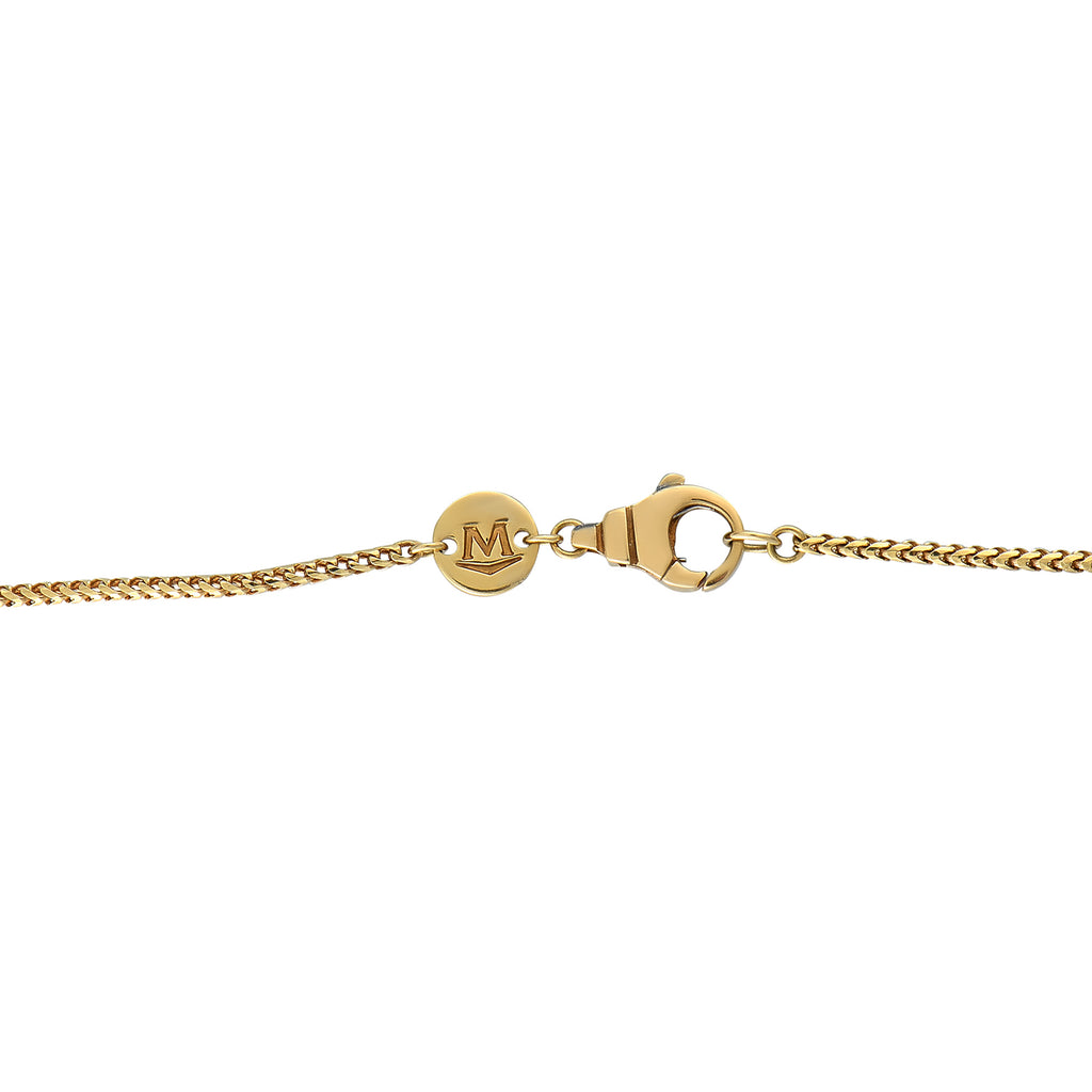 Movado 18K Yellow Gold 0.25ct Diamond Necklace