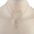 Nanis 18K White Gold 0.65ct Diamond Necklace