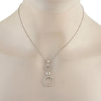 Nanis 18K White Gold 0.65ct Diamond Necklace