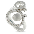 Nanis 18K White Gold 0.45ct Diamond Ring