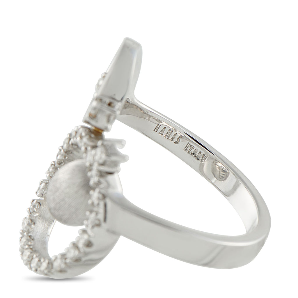 Nanis 18K White Gold 0.45ct Diamond Ring