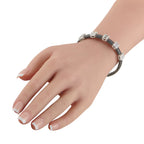 Nikos Koulis 18K White Gold and Titanium 10.19ct Diamond Bracelet