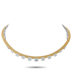 NIKOS KOULIS 18K Yellow Gold 11.64ct Diamond Choker Necklace
