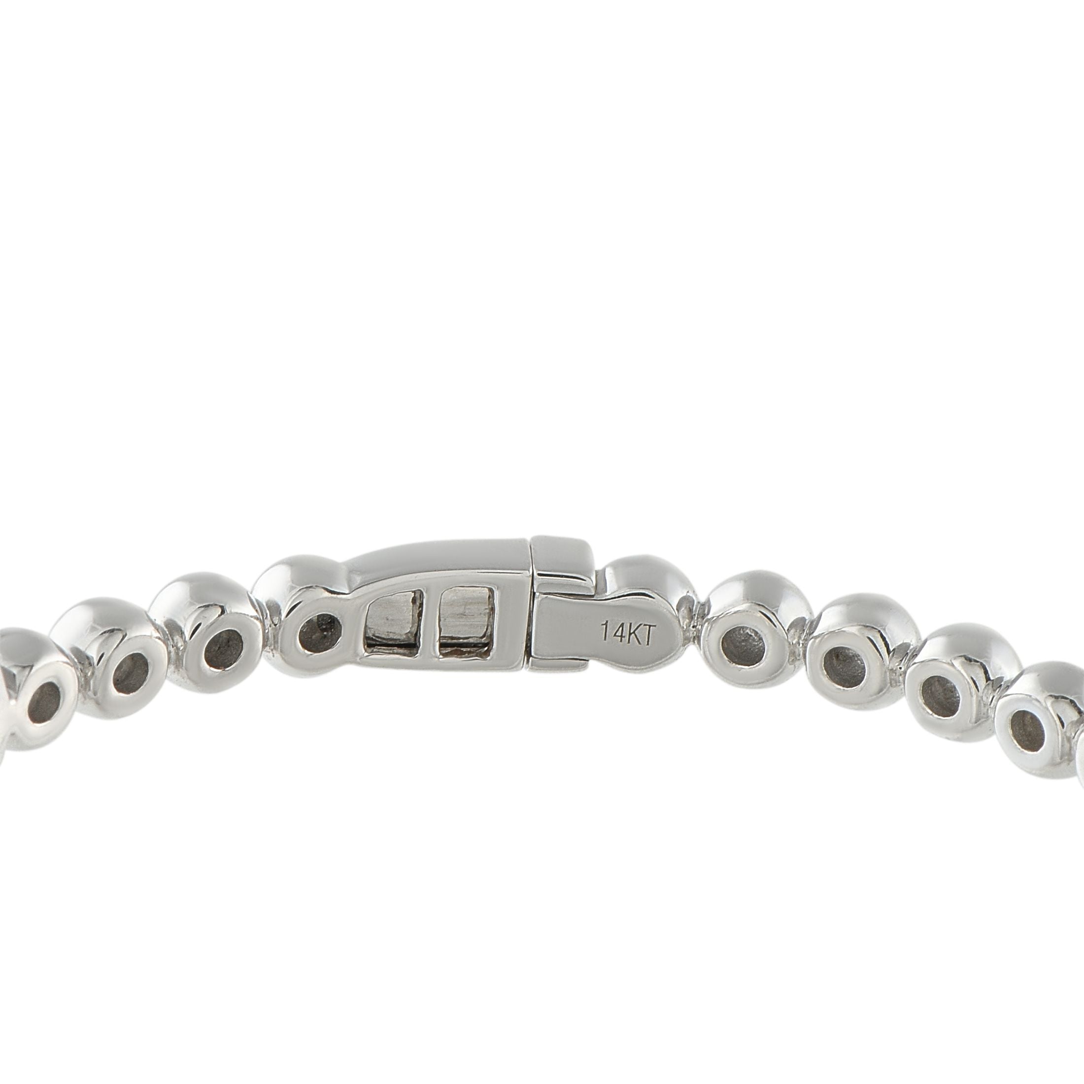 Exclusive 14K White Gold 2.10ct Diamond Bracelet