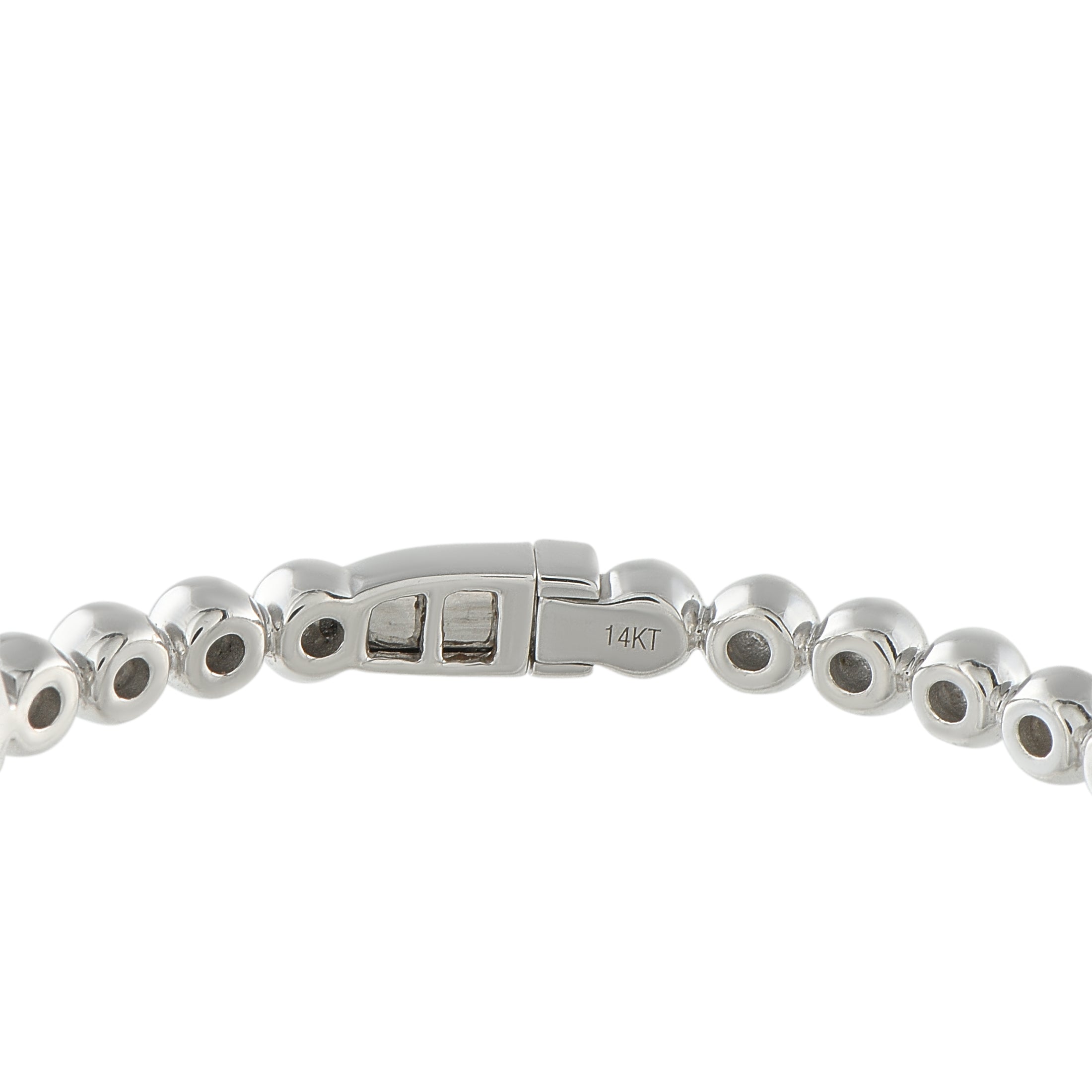 14K White Gold 2.10ct Diamond Bracelet