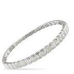 18K White Gold 5.90ct Diamond Bracelet