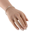 18K White Gold 1.30ct Diamond Bangle