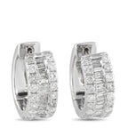Exclusive 18K White Gold 1.33ct Diamond Huggie Earrings – These earrings are ideal for anyone who appreciates quiet luxury