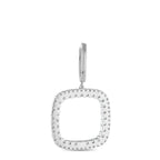 Exclusive 18K White Gold 1.50ct Diamond Dangle Earrings