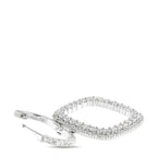 Exclusive 18K White Gold 1.50ct Diamond Dangle Earrings