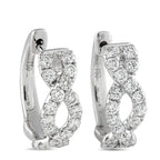 18K White Gold 0.67ct Diamond Earrings