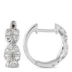 18K White Gold 0.67ct Diamond Earrings