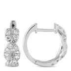 Exclusive 18K White Gold 0.67ct Diamond Earrings