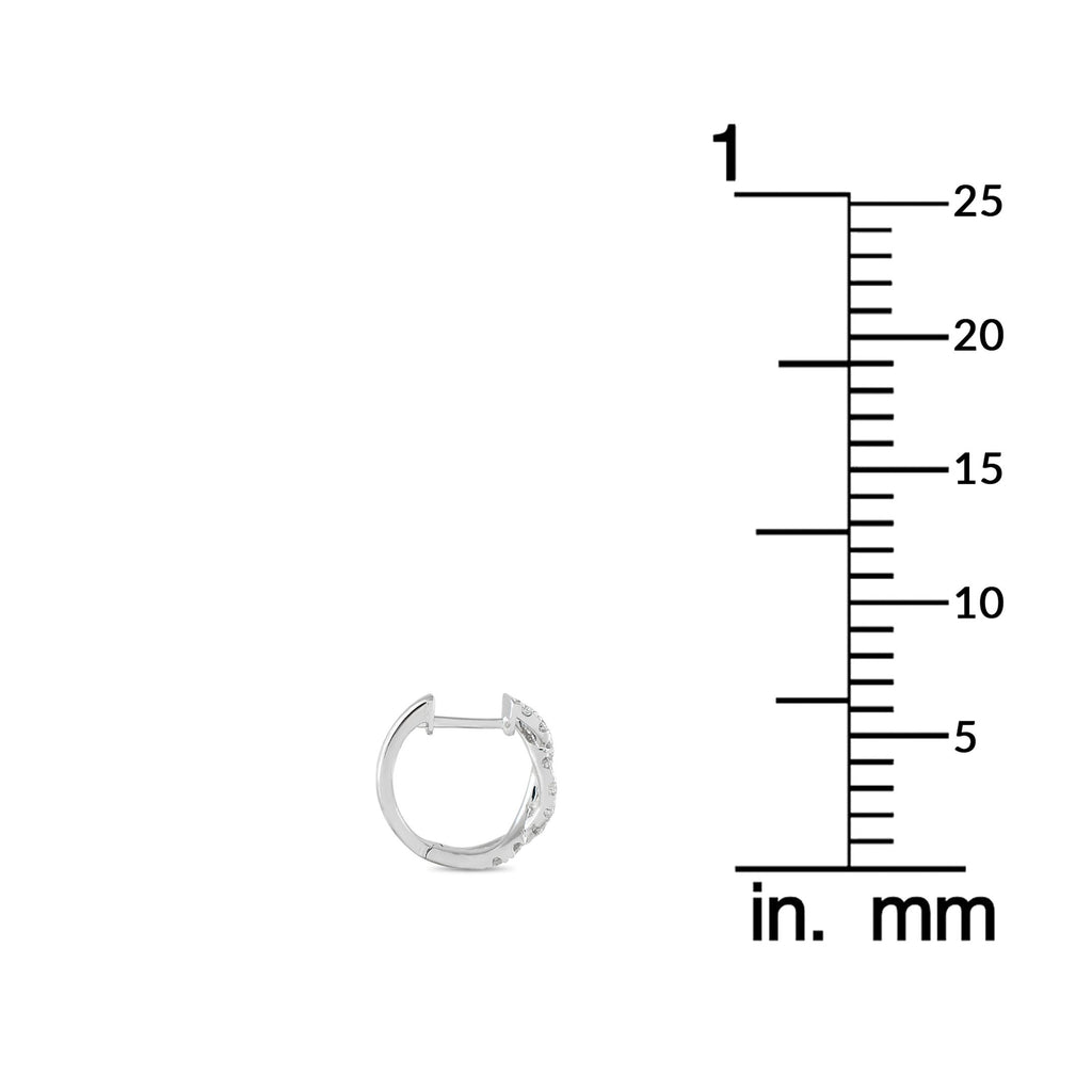 Exclusive 18K White Gold 0.67ct Diamond Earrings