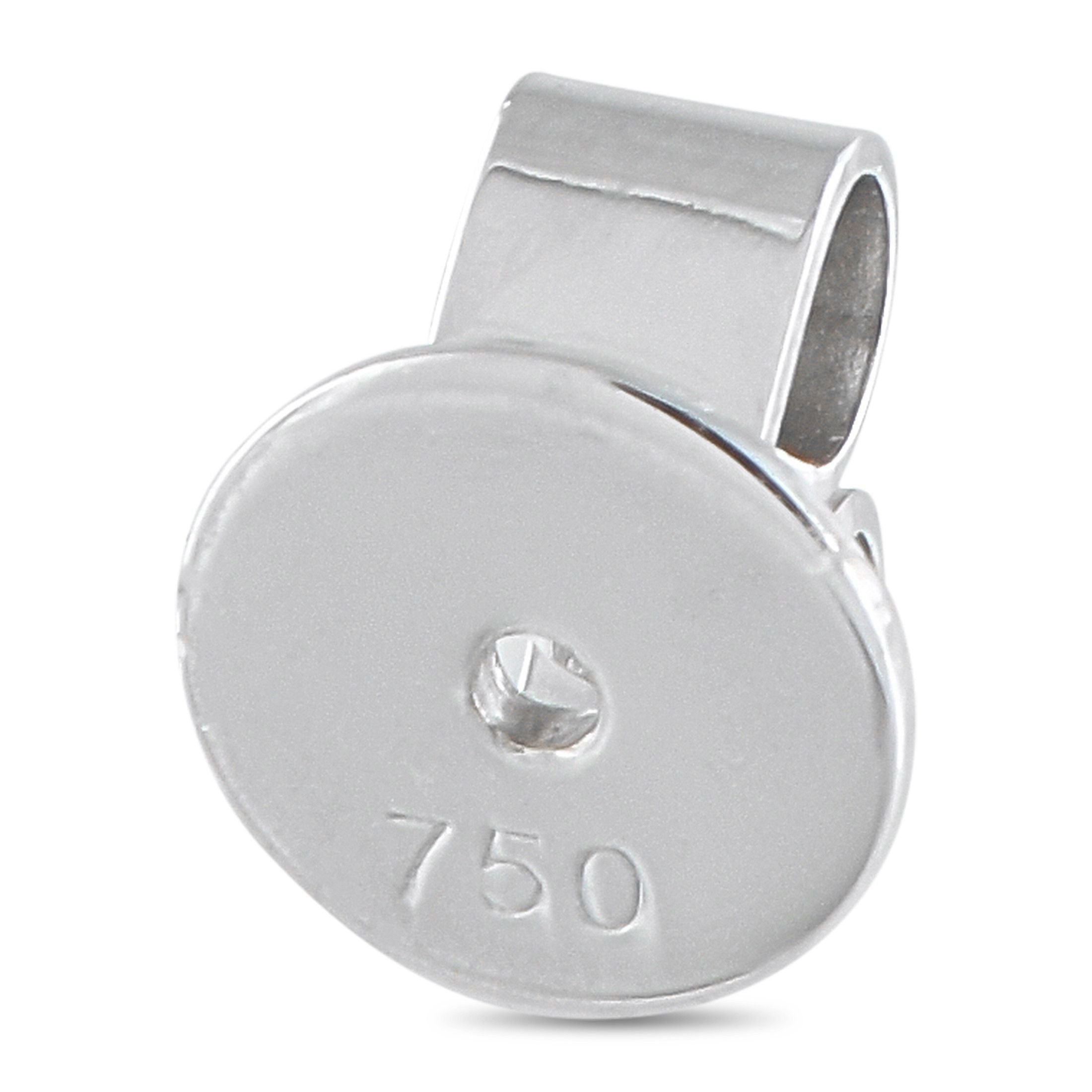 Exclusive 18K White Gold 0.85ct Diamond Butterfly Earrings