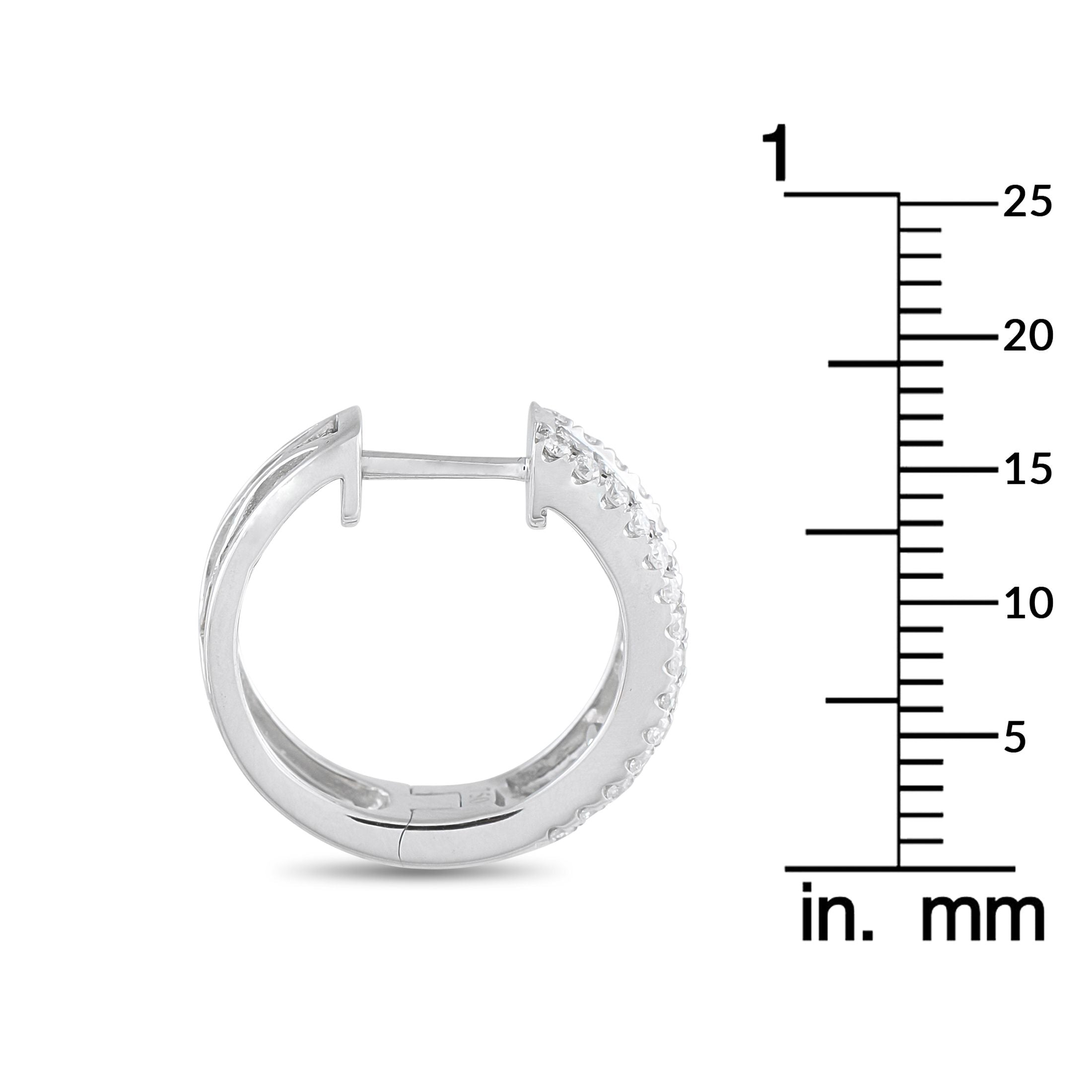 Exclusive 18K White Gold 1.60ct Diamond Earrings