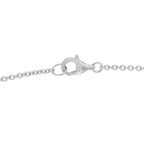 Exclusive 18K White Gold 0.75ct Diamond Station Necklace