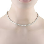 Exclusive 18K White Gold 15.60ct Diamond Necklace