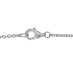 Exclusive 18K White Gold 3.30ct Diamond Station Necklace