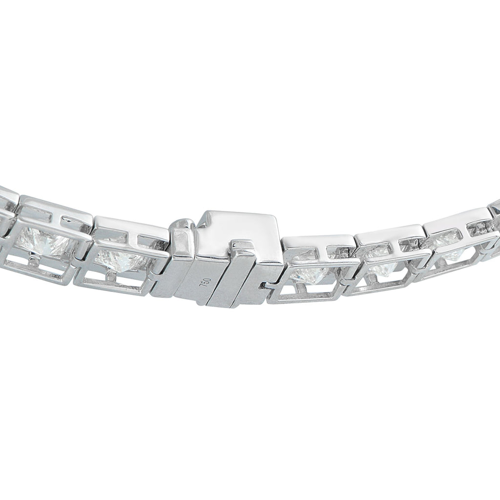 Exclusive 18K White Gold 33.0ct Diamond Necklace