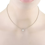 18K White Gold 0.52ct Diamond Necklace