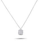 Exclusive 18K White Gold 0.62ct Diamond Pendant Necklace – This necklace is simple, stylish, and incredibly sophisticated