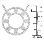 Exclusive 18K White Gold 1.70ct Diamond Necklace