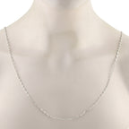 Exclusive 18K White Gold 7.85ct Diamond Long Necklace