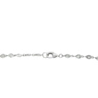 Exclusive 18K White Gold 7.85ct Diamond Long Necklace