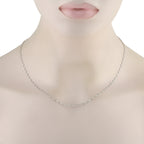18K White Gold 1.65ct Diamond Necklace