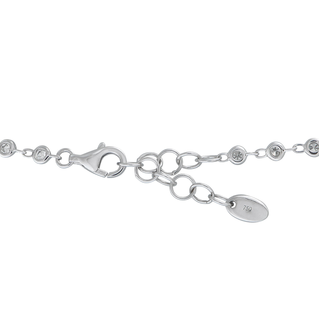 18K White Gold 1.65ct Diamond Necklace