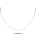 Exclusive 18K White Gold 1.90ct Diamond Necklace – Add a touch of sparkle to any ensemble with this understated necklace