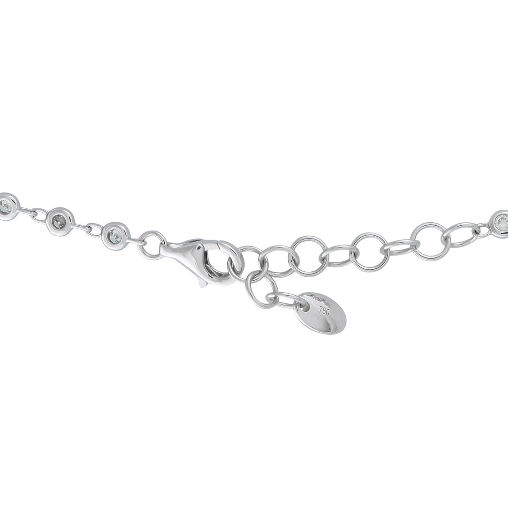 Exclusive 18K White Gold 1.90ct Diamond Necklace