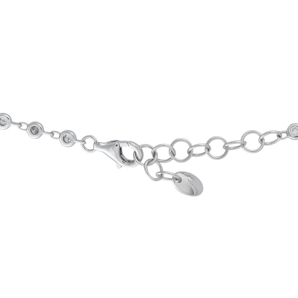 18K White Gold 1.90ct Diamond Necklace