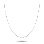 Exclusive 18K White Gold 2.15ct Diamond Necklace – This necklace is ideal for anyone with a minimalist aesthetic