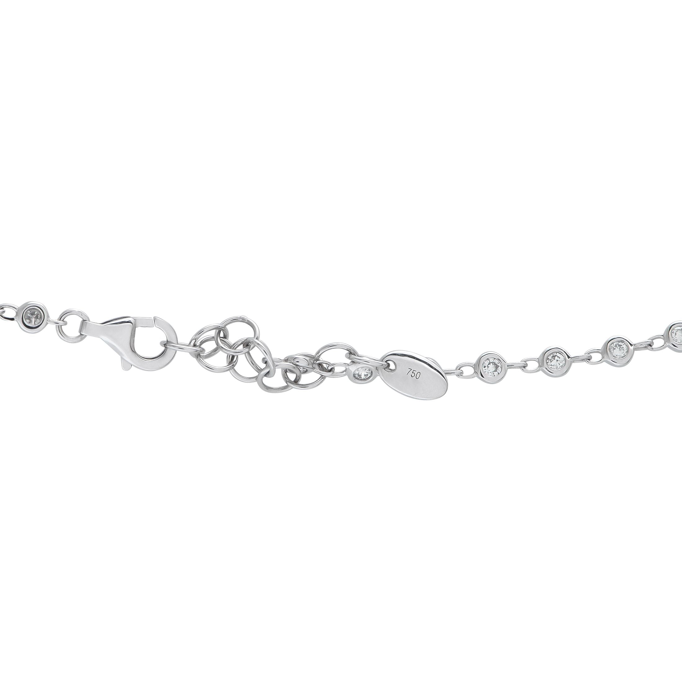 Exclusive 18K White Gold 2.15ct Diamond Necklace