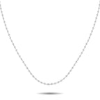 Exclusive 18K White Gold 4.50ct Diamond Necklace – This necklace is ideal for anyone who appreciates understated elegance